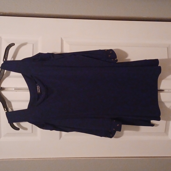 CATHERINE'S BLACK LABEL Tops - NAVY BLUE WOMEN'S TOP PLUS SIZE 4X 30/32W